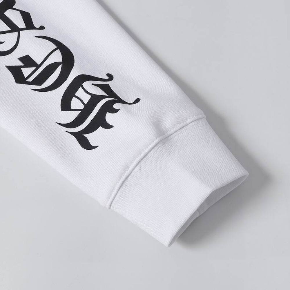 Coco Shoes Chrome Hearts X Matty Boy Horseshoe Pullover Hoodie Black & White - Cocoshoesvip.net
