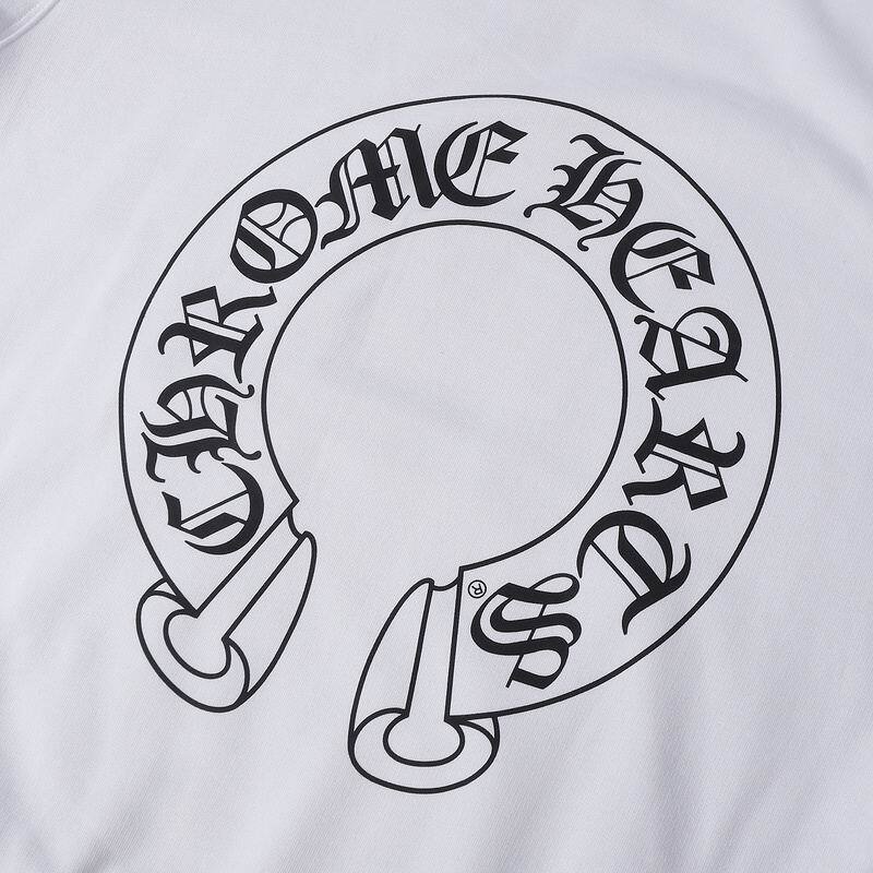 Coco Shoes Chrome Hearts X Matty Boy Horseshoe Pullover Hoodie Black & White - Cocoshoesvip.net