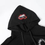 Coco Shoes Chrome Hearts X Matty Boy Horseshoe Pullover Hoodie Black & White - Cocoshoesvip.net