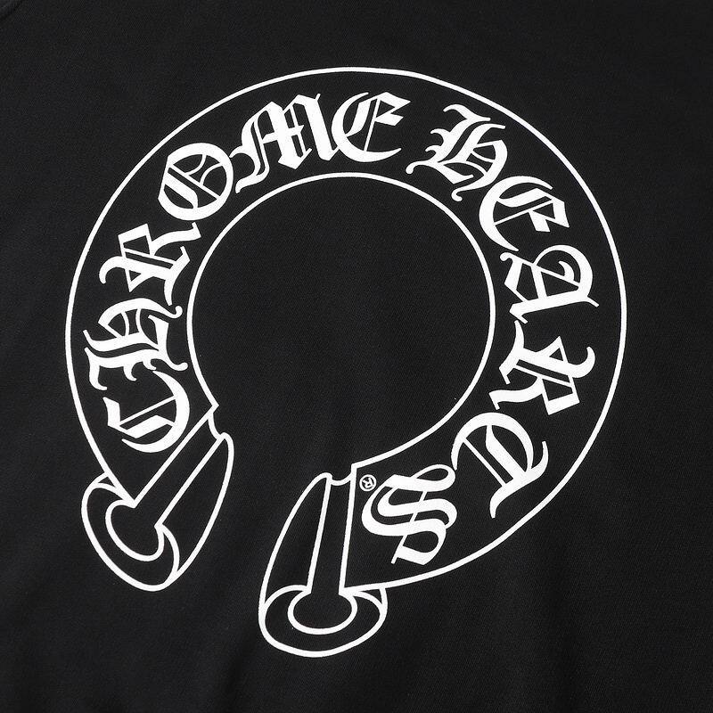 Coco Shoes Chrome Hearts X Matty Boy Horseshoe Pullover Hoodie Black & White - Cocoshoesvip.net