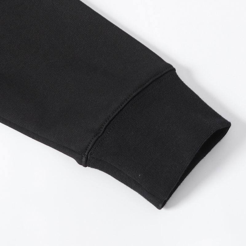 Coco Shoes Chrome Hearts Cross Sanskrit Colorful Letters Embroidery Print Hoodie Black & White - Cocoshoesvip.net