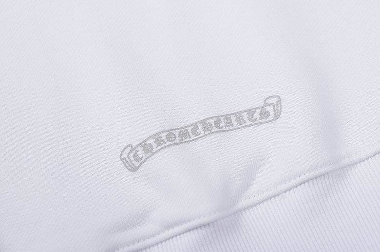 Coco Shoes Chrome Hearts Double Cross Logo CH Crew Neck Sweatshirt Black & White - Cocoshoesvip.net