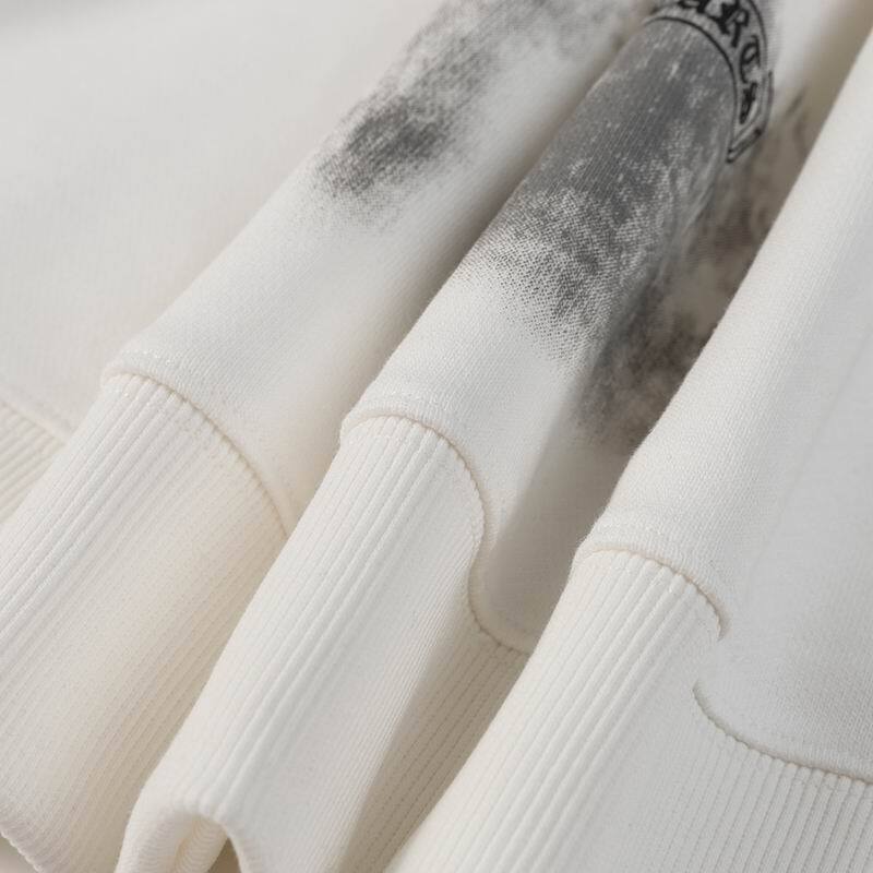 Coco Shoes Chrome Hearts Lips Triple D Print Long Sleeve Crewneck Sweatshirt White - Cocoshoesvip.net