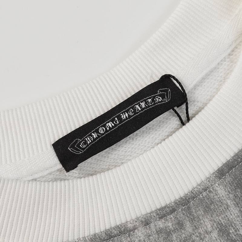 Coco Shoes Chrome Hearts Lips Triple D Print Long Sleeve Crewneck Sweatshirt White - Cocoshoesvip.net