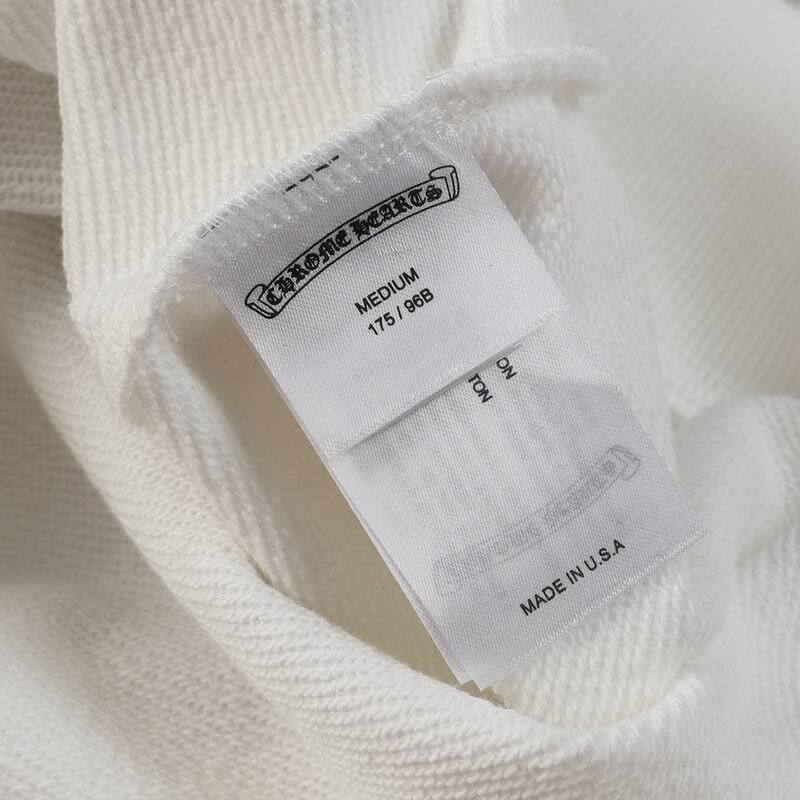 Coco Shoes Chrome Hearts Lips Triple D Print Long Sleeve Crewneck Sweatshirt White - Cocoshoesvip.net