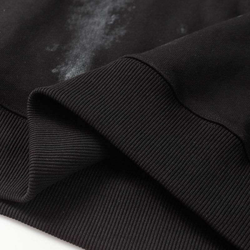 Coco Shoes Chrome Hearts Lips Triple D Print Long Sleeve Crewneck Sweatshirt Black - Cocoshoesvip.net