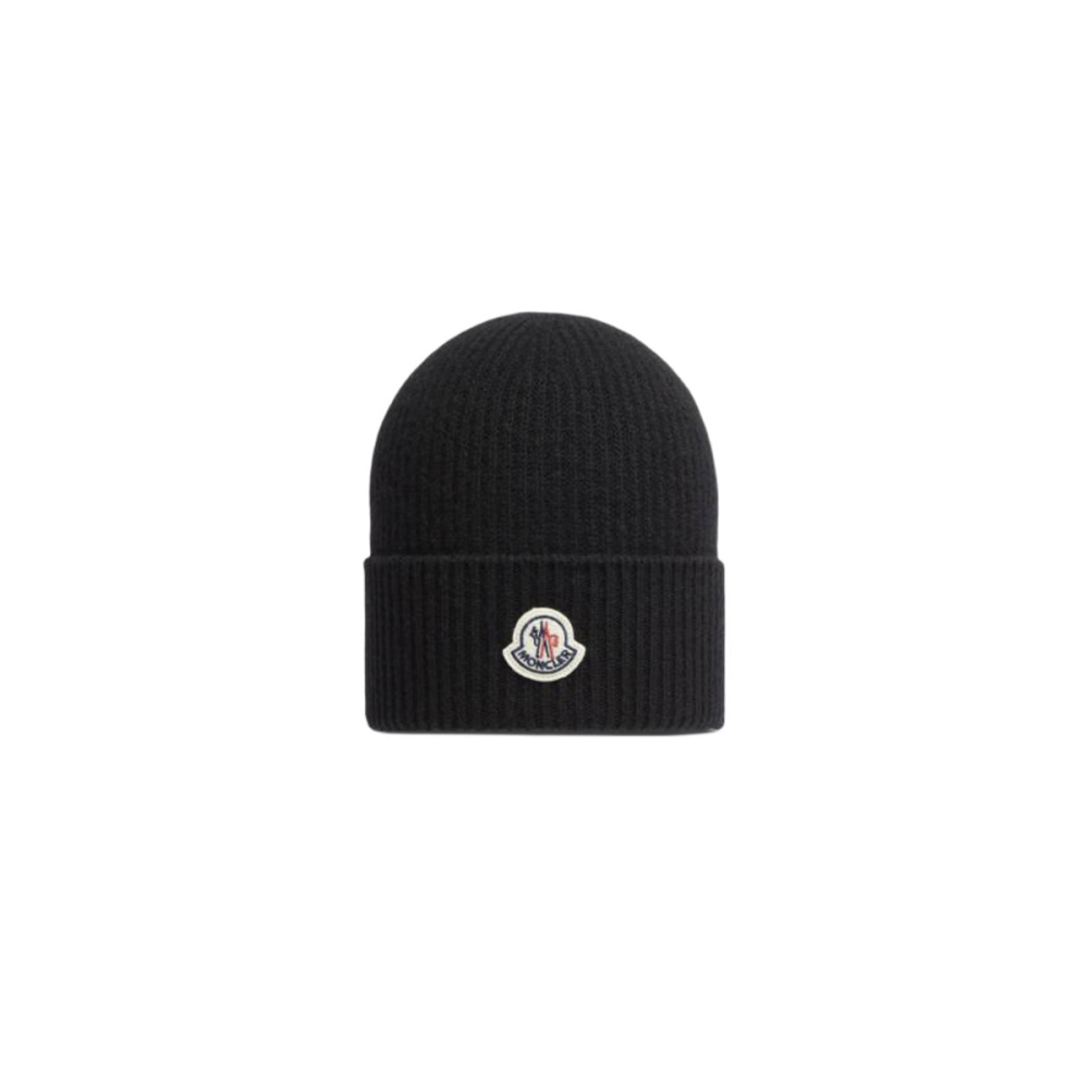 Coco Shoes Moncler Cashmere Wool Beanie Black J20913B00065M1900999 - Cocoshoesvip.net