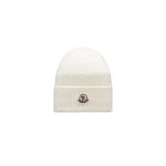 Coco Shoes Moncler Cashmere Wool Beanie White H20913B00050M1900032 - Cocoshoesvip.net