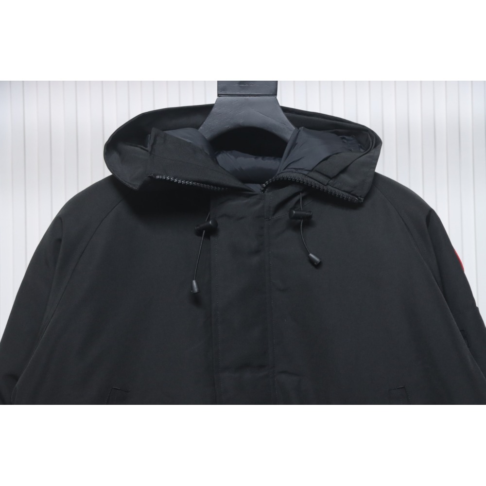 Coco Shoes Canada Goose Chilliwack Hooded Bomber Jacket Dark Black - Cocoshoesvip.net