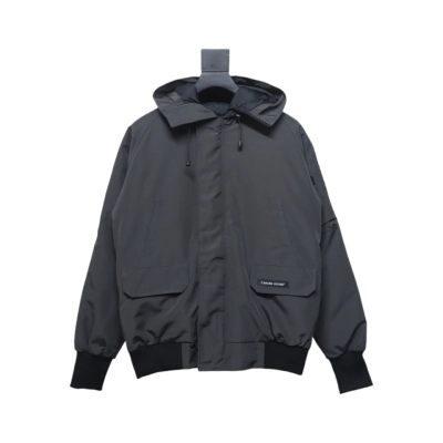Canada Goose Chilliwack Hooded Bomber Jacket Grey 01