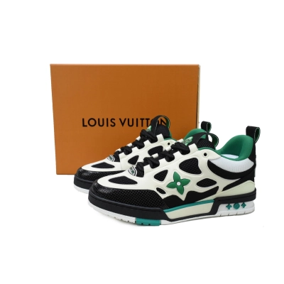 Louis Vuitton LV Skate Sneaker Black Green 1ADE0X 02