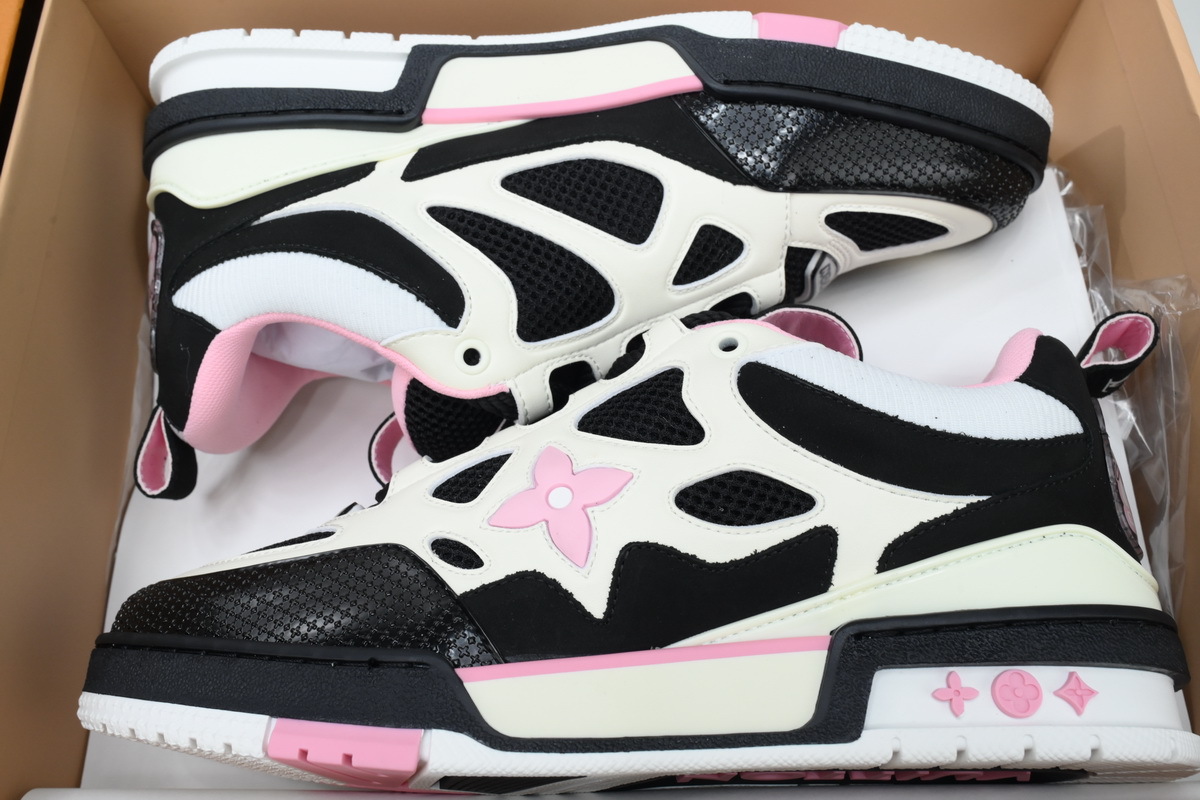 Coco Shoes Louis Vuitton LV Skate Sneaker Black Pink 1ADE1H - Cocoshoesvip.net
