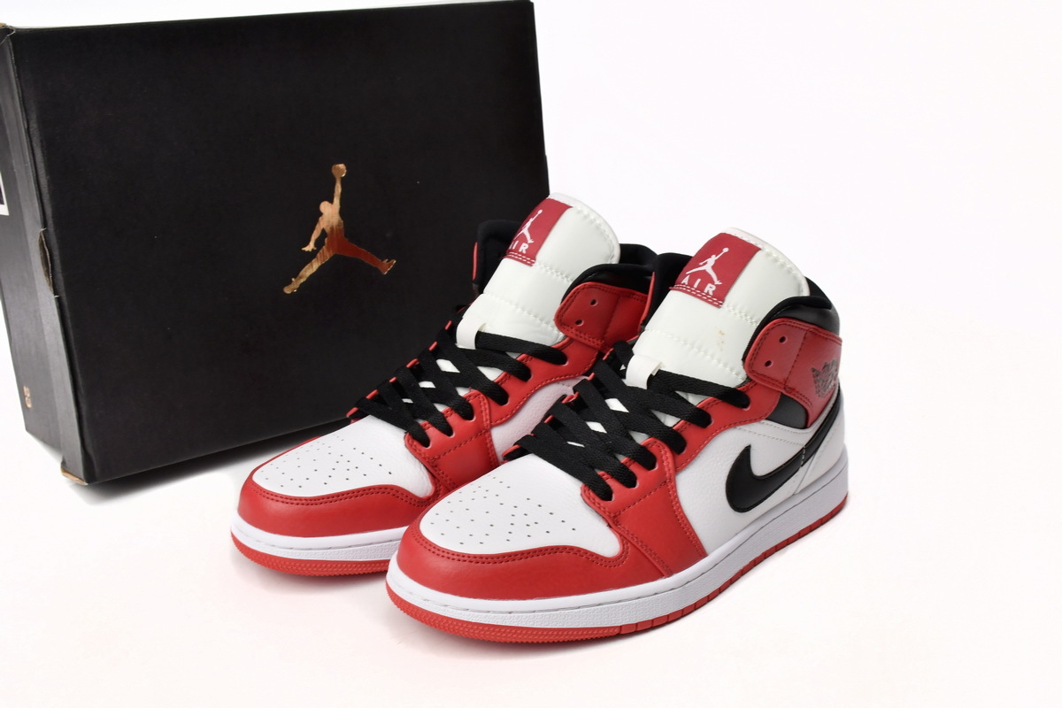 Coco Shoes Air Jordan 1 Mid Gym Red 554725-173 - Cocoshoesvip.net