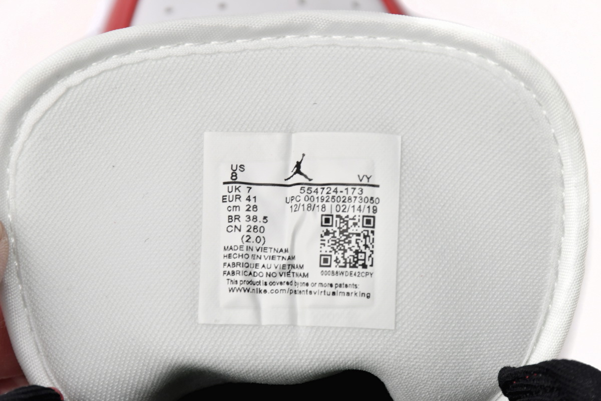 Coco Shoes Air Jordan 1 Mid Gym Red 554725-173 - Cocoshoesvip.net