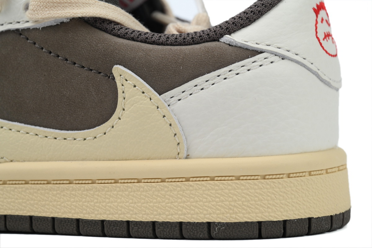 Coco Jordan 1 Kids Shoes Mid Retro Low OG SP Travis Scott Mocha (PS) DO5442-162 - Cocoshoesvip.net