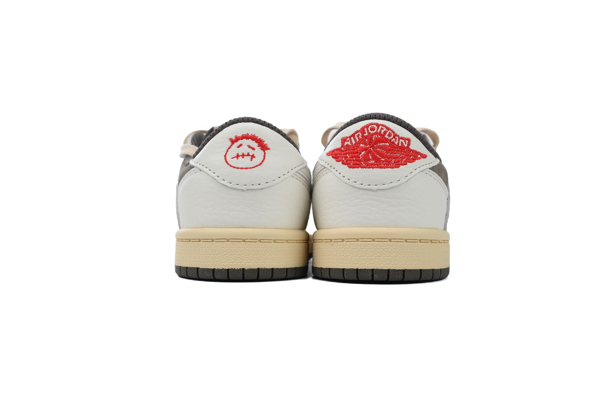 Coco Jordan 1 Kids Shoes Mid Retro Low OG SP Travis Scott Mocha (PS) DO5442-162 - Cocoshoesvip.net