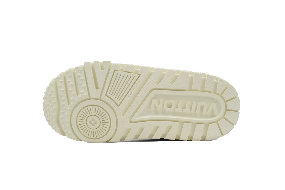 Coco Shoes Louis Vuitton Trainer Maxi White Swarovksi Crystals - Cocoshoesvip.net