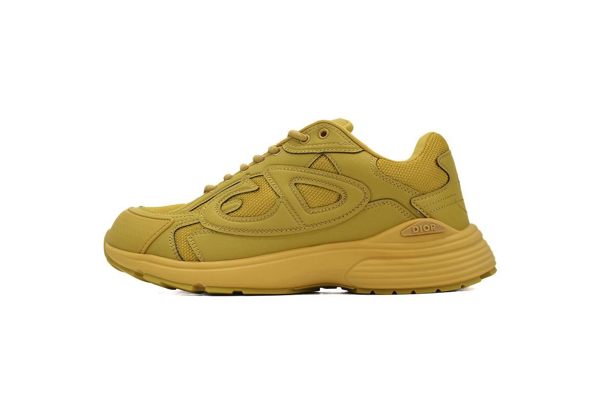 Coco Shoes Dior B30 x Stone Island Sneaker Yellow 3SN279ZAN_H225 - Cocoshoesvip.net