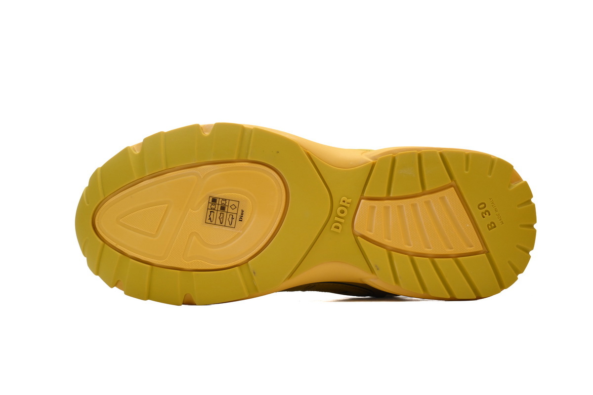 Coco Shoes Dior B30 x Stone Island Sneaker Yellow 3SN279ZAN_H225 - Cocoshoesvip.net