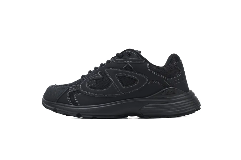 Coco Shoes Dior B30 x Stone Island Sneaker Black 3SN279ZAN_H900 - Cocoshoesvip.net