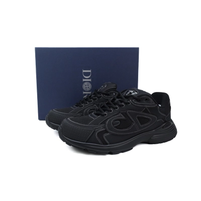 Dior B30 x Stone Island Sneaker Black 3SN279ZAN_H900 02