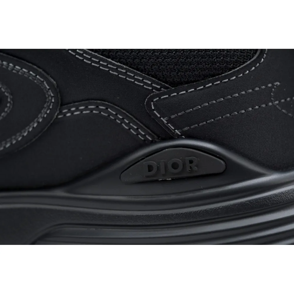 Coco Shoes Dior B30 x Stone Island Sneaker Black 3SN279ZAN_H900 - Cocoshoesvip.net