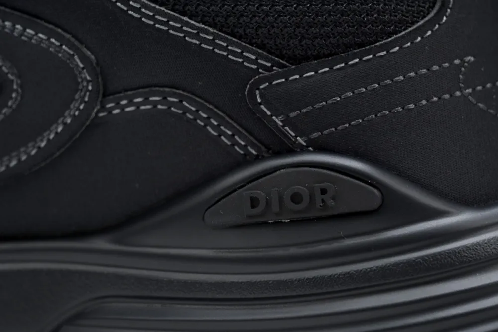 Coco Shoes Dior B30 x Stone Island Sneaker Black 3SN279ZAN_H900 - Cocoshoesvip.net