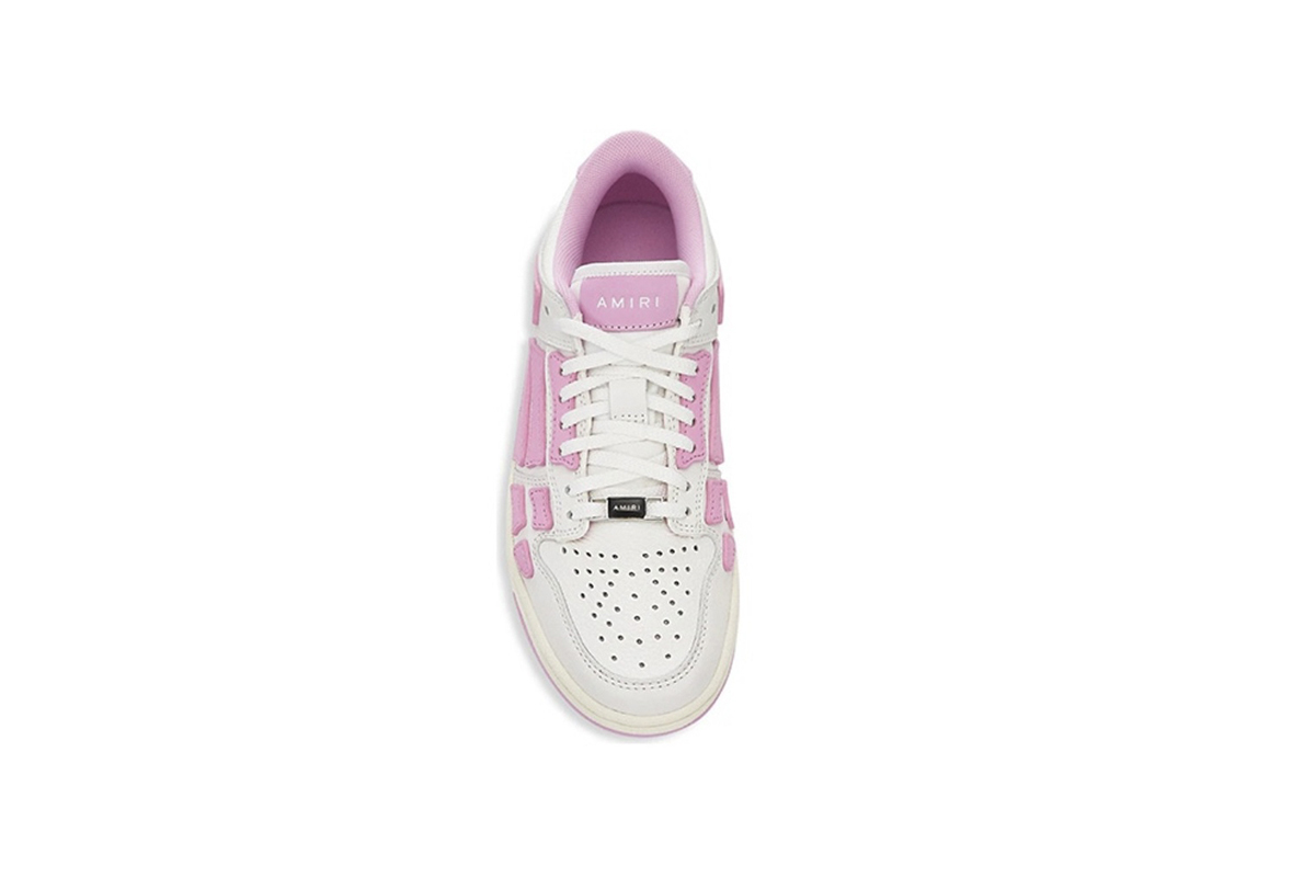 Coco Shoes Amiri Skel Top Low White Pink WFS003-109 - Cocoshoesvip.net