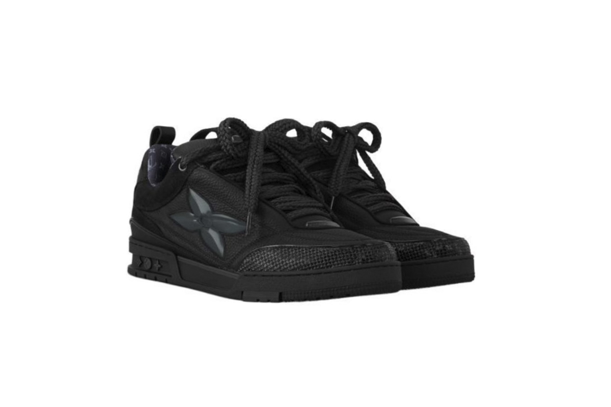 Coco Shoes Louis Vuitton LV Skate Sneaker Triple Black 1ADG87 - Cocoshoesvip.net