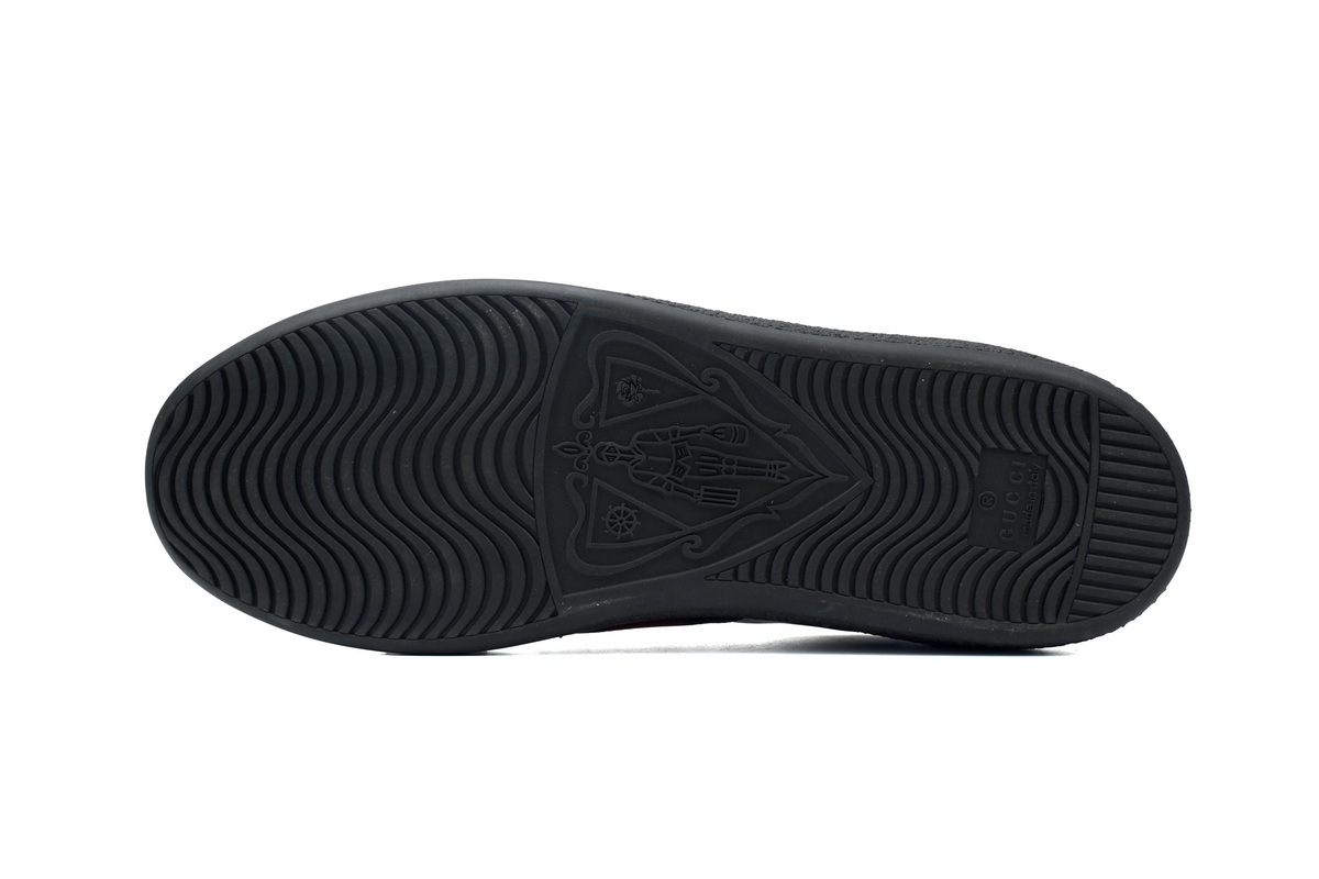 Coco Shoes Gucci Ace Sneaker Black Leather With Bee ?429446 02JP0 1284 - Cocoshoesvip.net