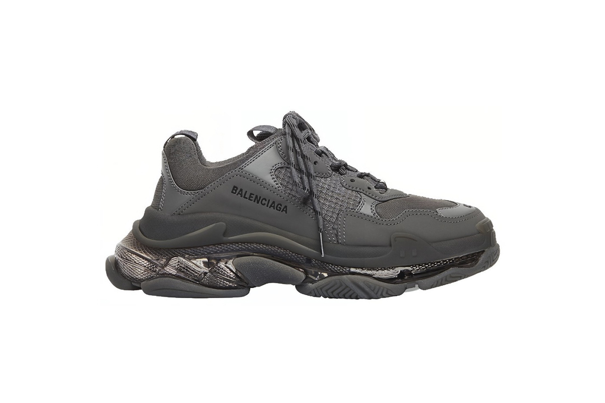 Balenciaga Triple S Clear Sole Dark Grey 541624W2GA11801