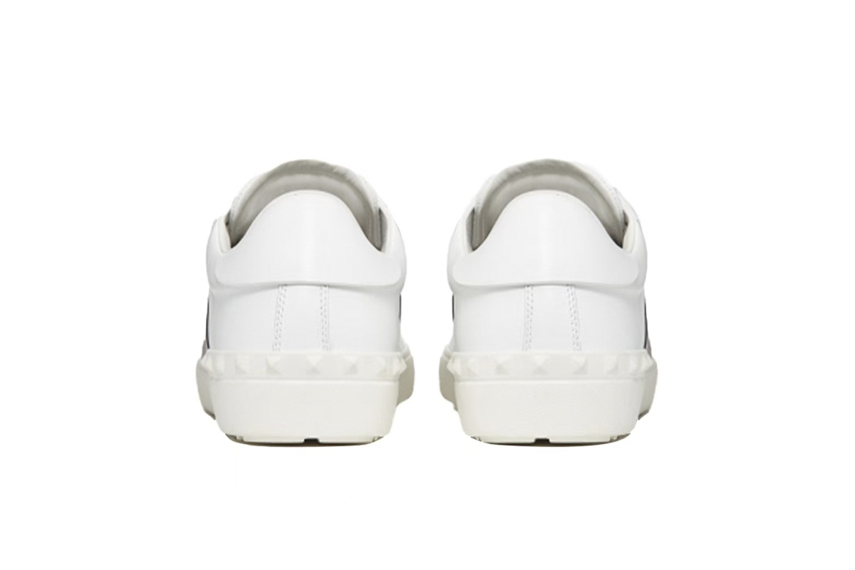 Coco Shoes Valentino Garavani Rockstud Untitled sneaker in calfskin leather with tonal studs UY2S0830BLUA01