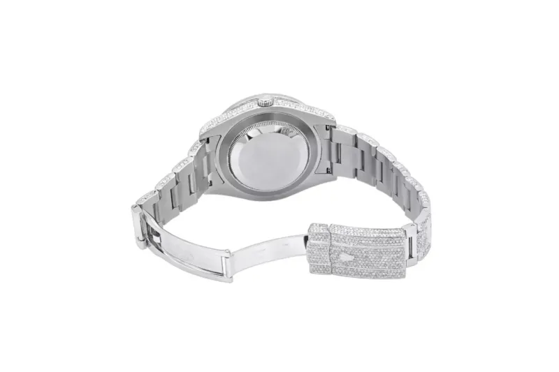 Rolex Diamond Embezzled Datejust 41 Silver 5996 100000612DED4