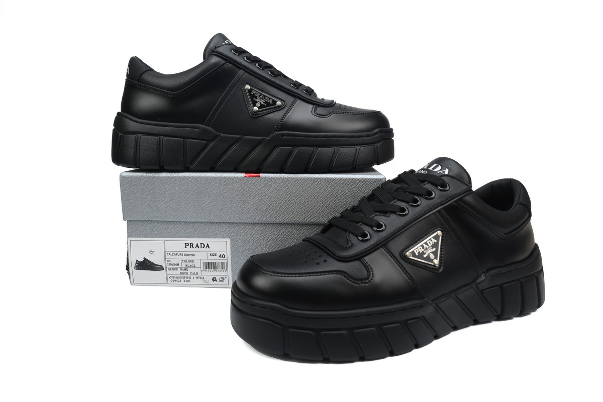 Prada Sneakers HM sawtooth black