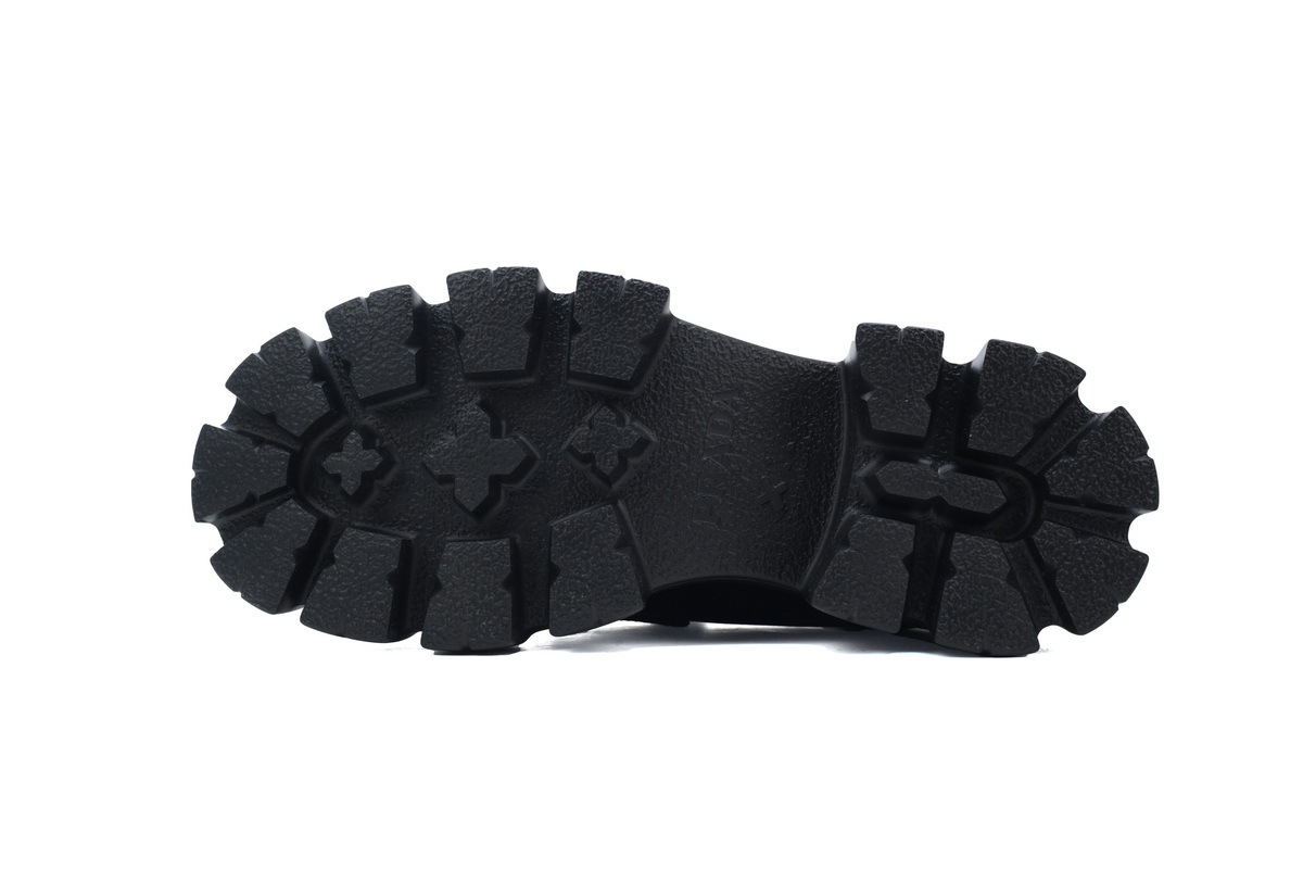 Prada Monolith leather loafers Black