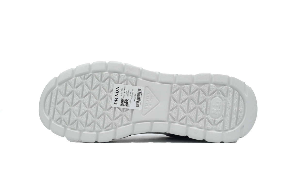 Prada Sneakers Sawtooth Black and White