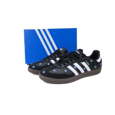 Coco Shoes Adidas Samba Light Blue Floral Core Black (Women's) IF4397 02