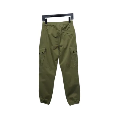 Stone Island Green Cotton Cargo Pants 02