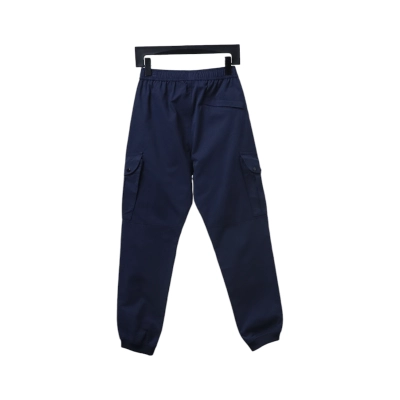 Stone Island Dark Blue Cotton Cargo Pants 02