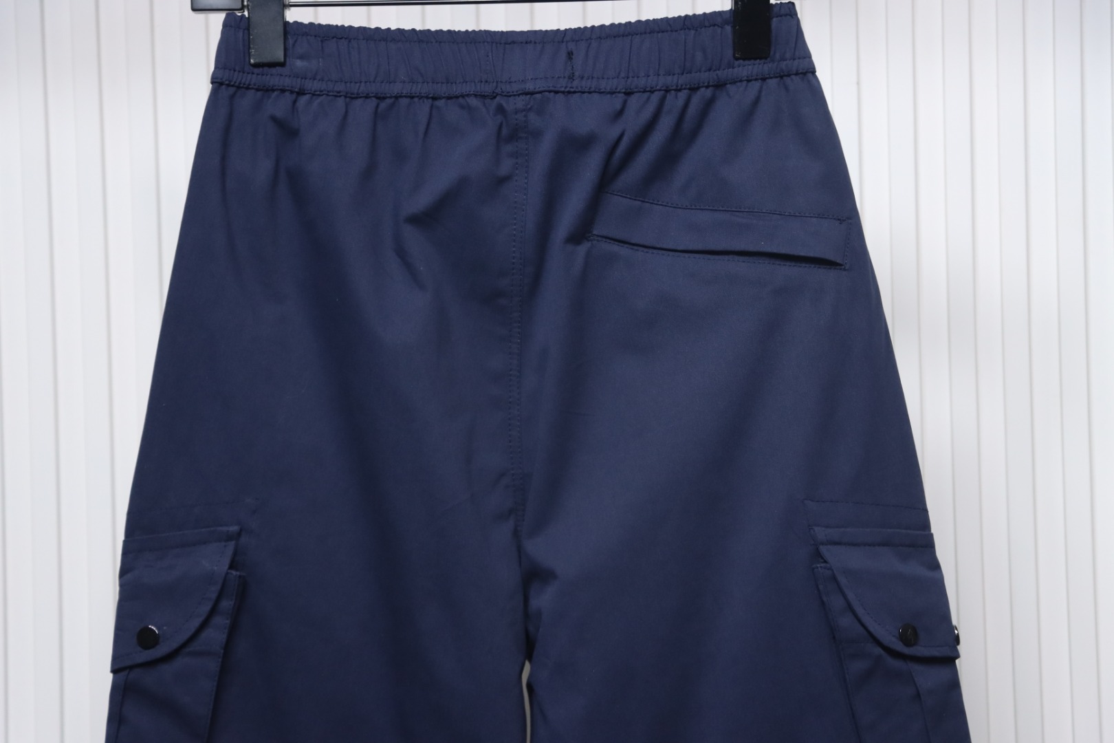 Stone Island Dark Blue Cotton Cargo Pants