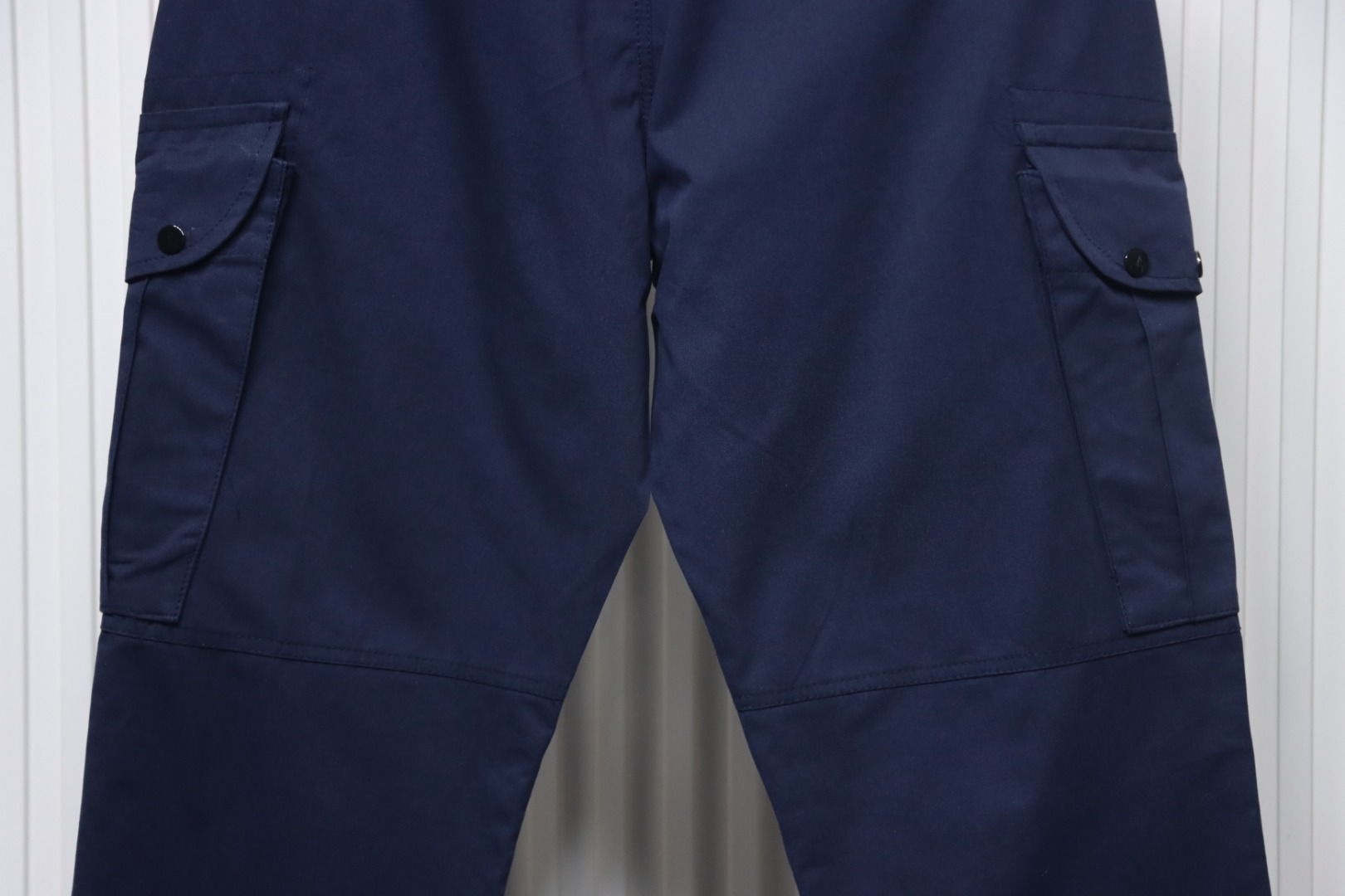 Stone Island Dark Blue Cotton Cargo Pants