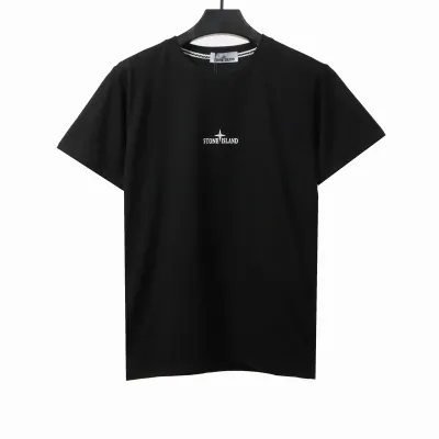 Stone Island Ruin Compass Print T-Shirt Black 01