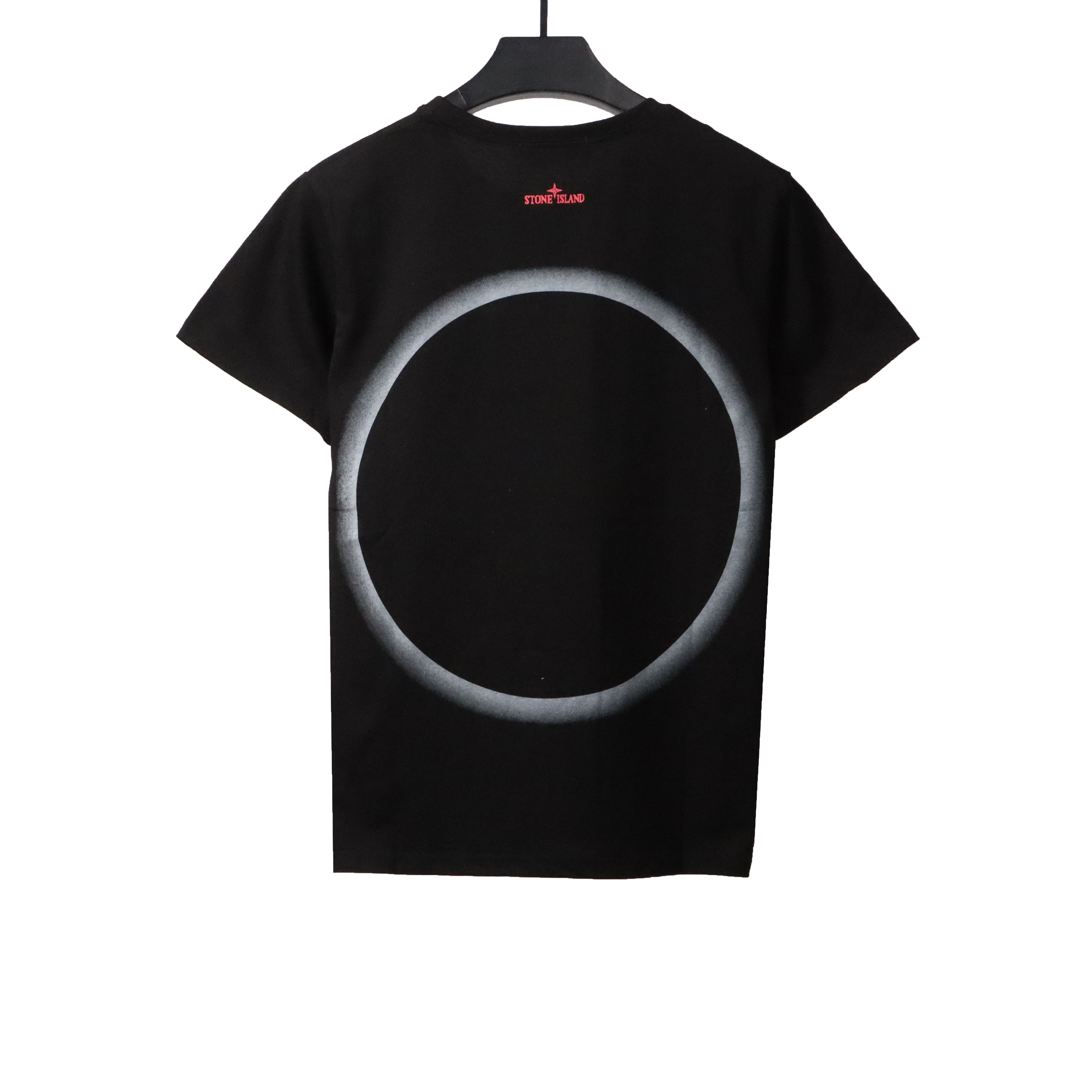 Coco Shoes Stone Island Compass Earth Print T-Shirt Black