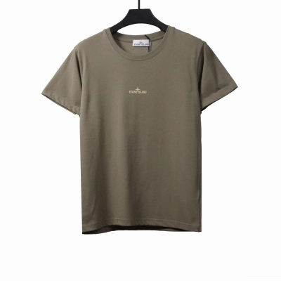 Stone Island Camo Print T-Shirt in Sage 01