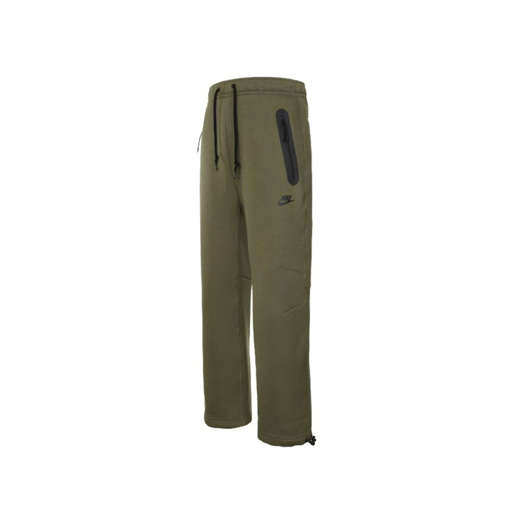 Nike Sportswear Tech Fleece Full-Zip Hoodie & Joggers Set Dark Heather Green and Black