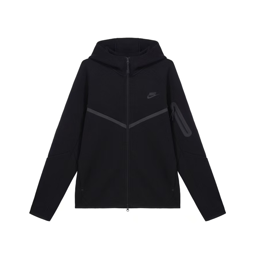 Coco Shoes Nike Sportswear Tech Fleece Full-Zip Hoodie & Joggers Set Dark Heather Black