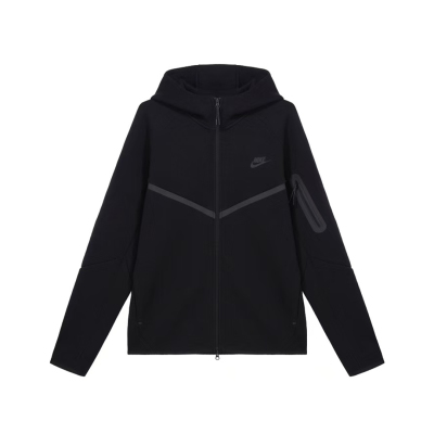 Nike Sportswear Tech Fleece Full-Zip Hoodie & Joggers Set Dark Heather Black 02
