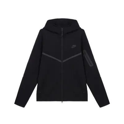 Nike Sportswear Tech Fleece Full-Zip Hoodie & Joggers Set Dark Heather Black 02
