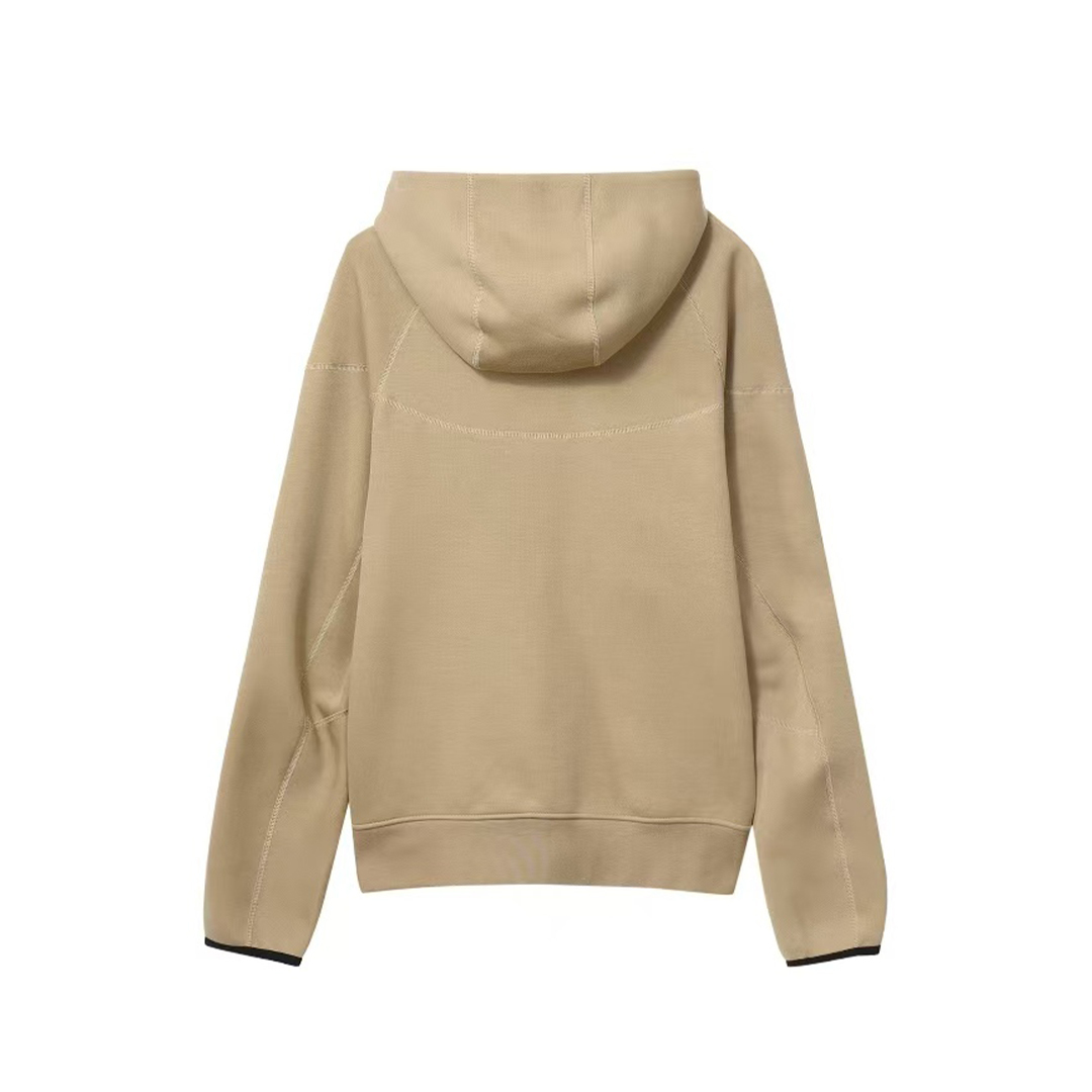 Nike Sportswear Tech Fleece Full-Zip Hoodie & Joggers Set Light Brown