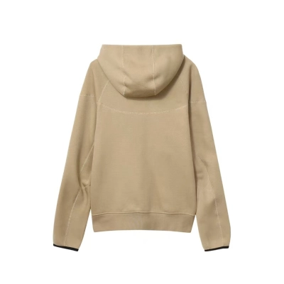 Coco Shoes Nike Sportswear Tech Fleece Full-Zip Hoodie & Joggers Set Light Brown 02